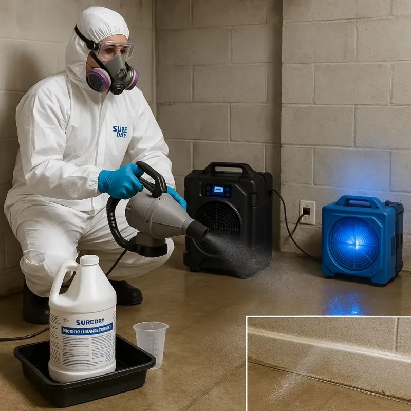 Sanitization and Odor Removal process in Lakewood Club, MI
