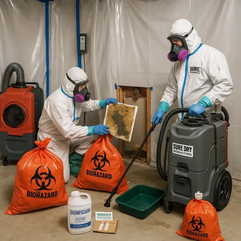 Contaminated Water Handling Protocols process in Lakewood Club, MI